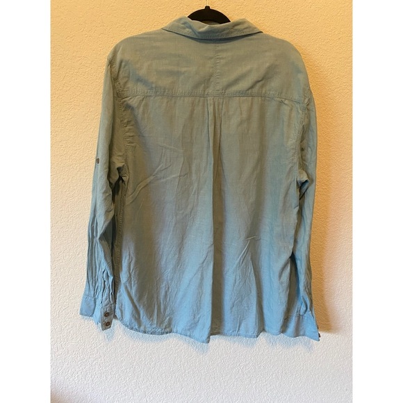 Light Blue Horny Toad Button-Up Shirt - Picture 2 of 9